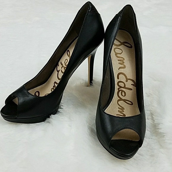 sam edelman peep toe pumps